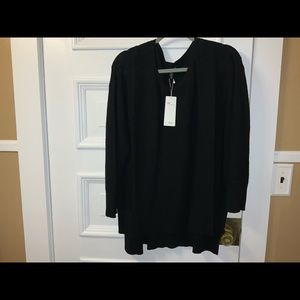 NWT EILEEN FISHER woman’s organic linen crepe stretch black Jersey.  2X.